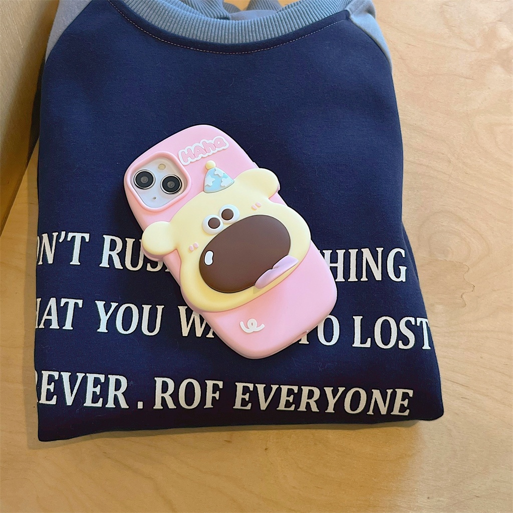 Ốp Điện Thoại Silicon Mềm Hình Cún 3d Cho iphone 15 pro max 14 pro max 13 pro max 12 pro max