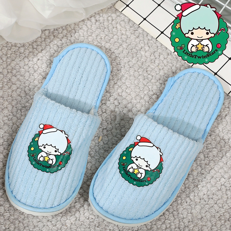 Dép cotton Đi Trong Nhà Họa Tiết Hoạt Hình Giáng Sinh Dễ Thương