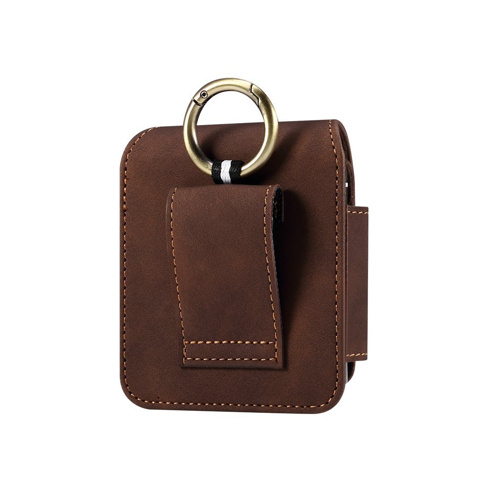 Điện Thoại Bao Da pu Nắp Gập Kèm Móc Thông Dụng Cho samsung galaxy z flip 5 4 3 2 flip2 flip3 flip4 flip5