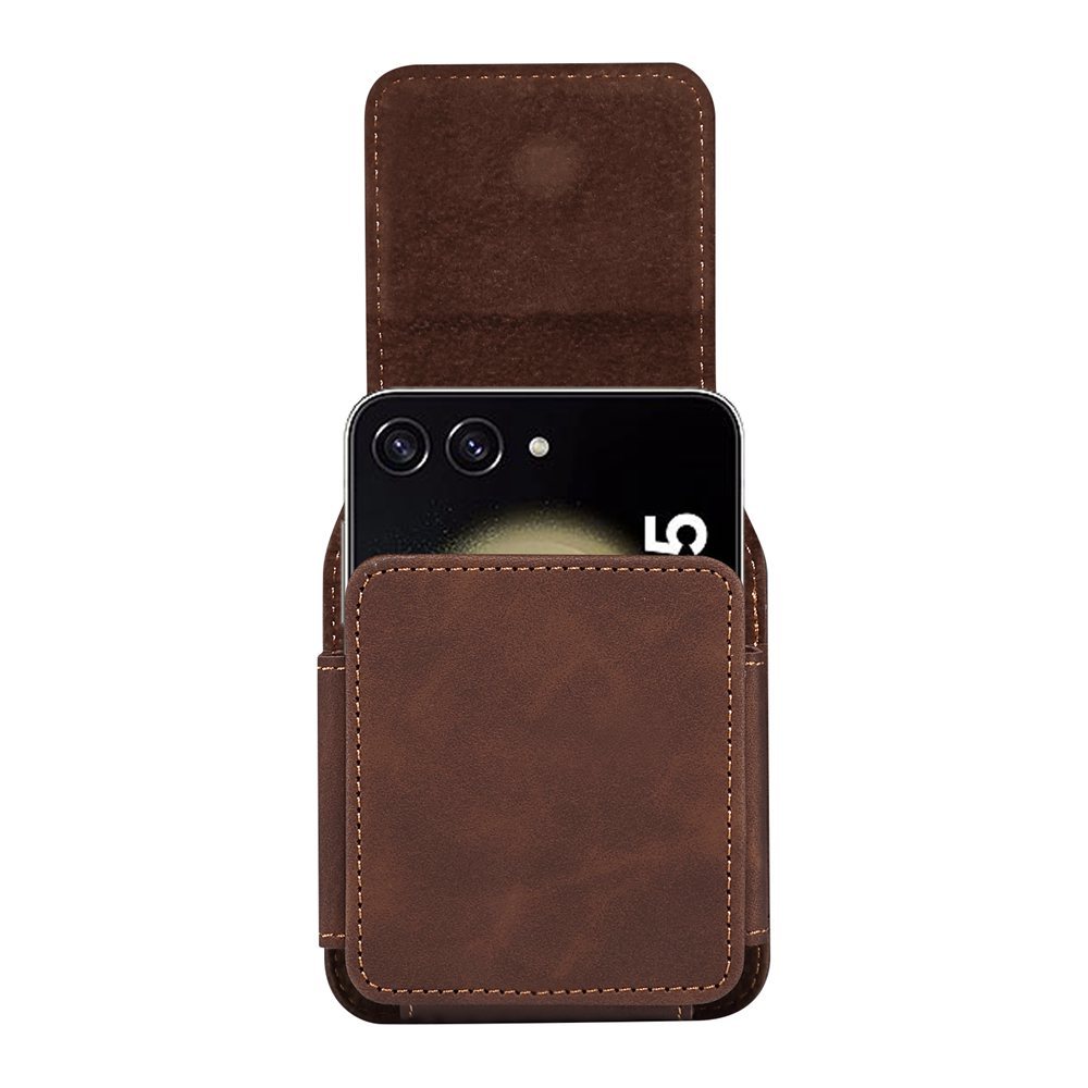 Điện Thoại Bao Da pu Nắp Gập Kèm Móc Thông Dụng Cho samsung galaxy z flip 5 4 3 2 flip2 flip3 flip4 flip5