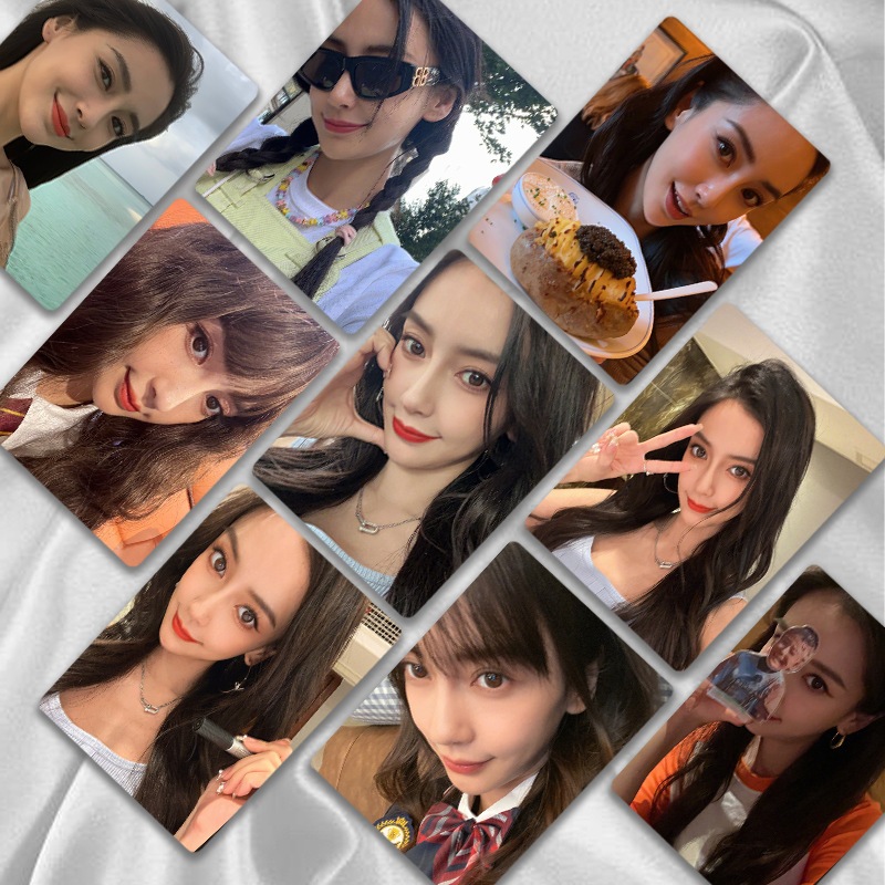Angelababy Yangying Flash Laser Photocard Lomo Card 50pcs/box