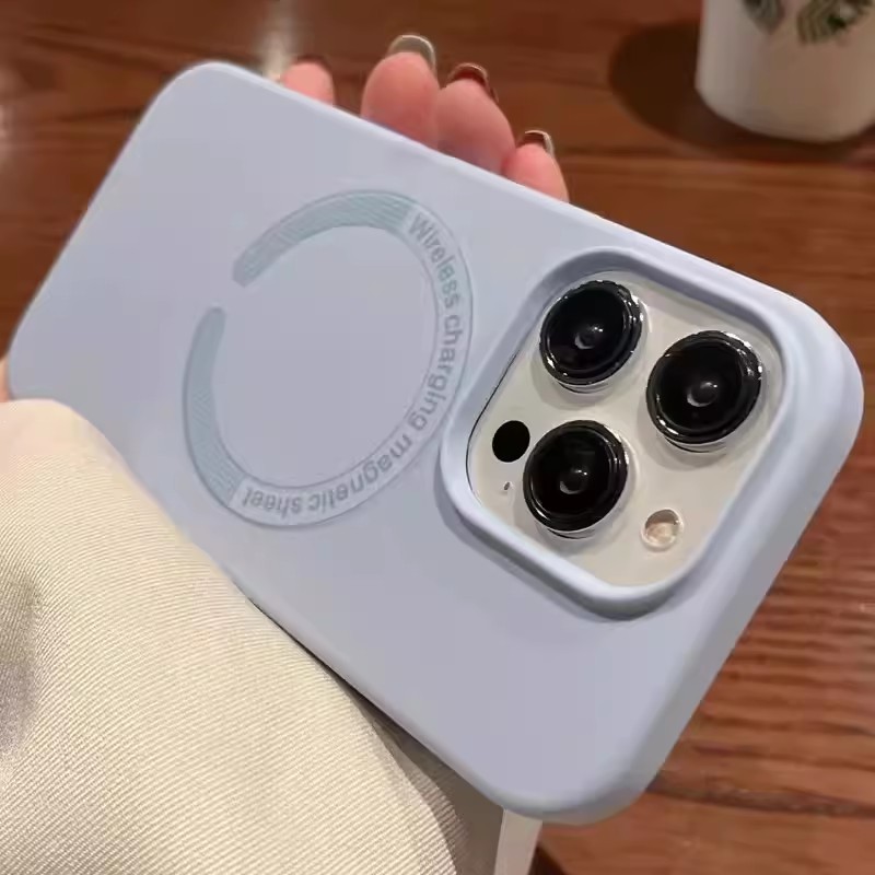 Ôp Điện Thoại Silicon Dẻo Kèm Giá Đỡ Từ Tính Cho iphone 15 pro max 14 12 11 13 pro max mini 8 plus se xr xs max Ốp
