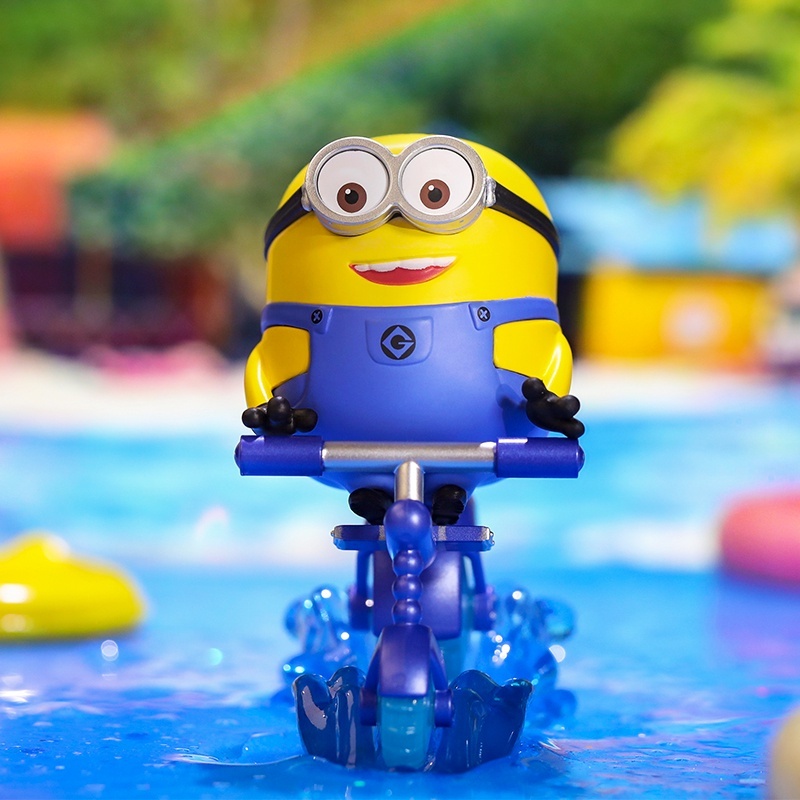 Đồ chơi hộp bất ngờ POPMART Minions Riders mô hình búp bê hành động đôi làm quà tặng sinh nhật trẻ em