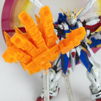 Hongshi Bộ Phận rg god addon Tay Cầm / Móng Vuốt Màu Cam Lớn