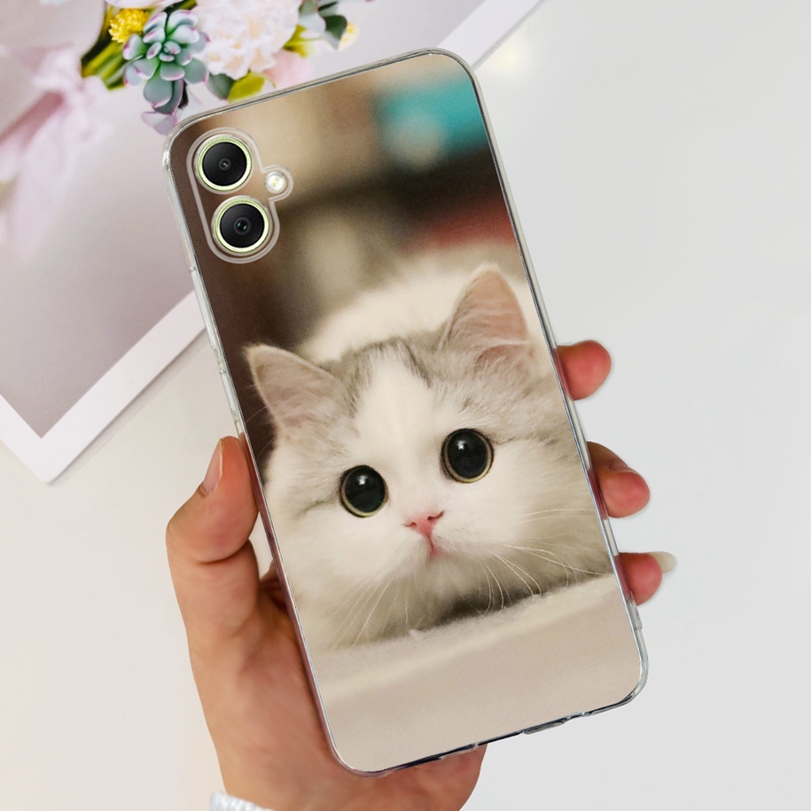 Ôp Điện Thoại Silicon Dẻo Trong Suốt Họa Tiết Hoa Xinh Xắn Cho samsung galaxy a05 casing a05 sm-a055f samsung a05 2023 a 05 Ốp