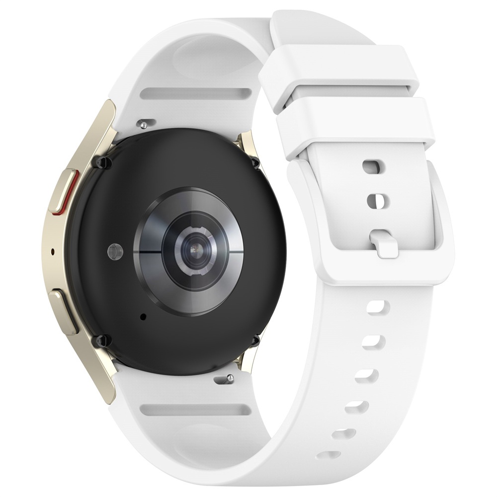 Silicone Dây Đeo Silicon Cho Đồng Hồ Thông Minh Samsung Galaxy Watch 6 5 Pro 4 45mm 44mm 40mm Classic 47mm 43mm 46mm 42mm