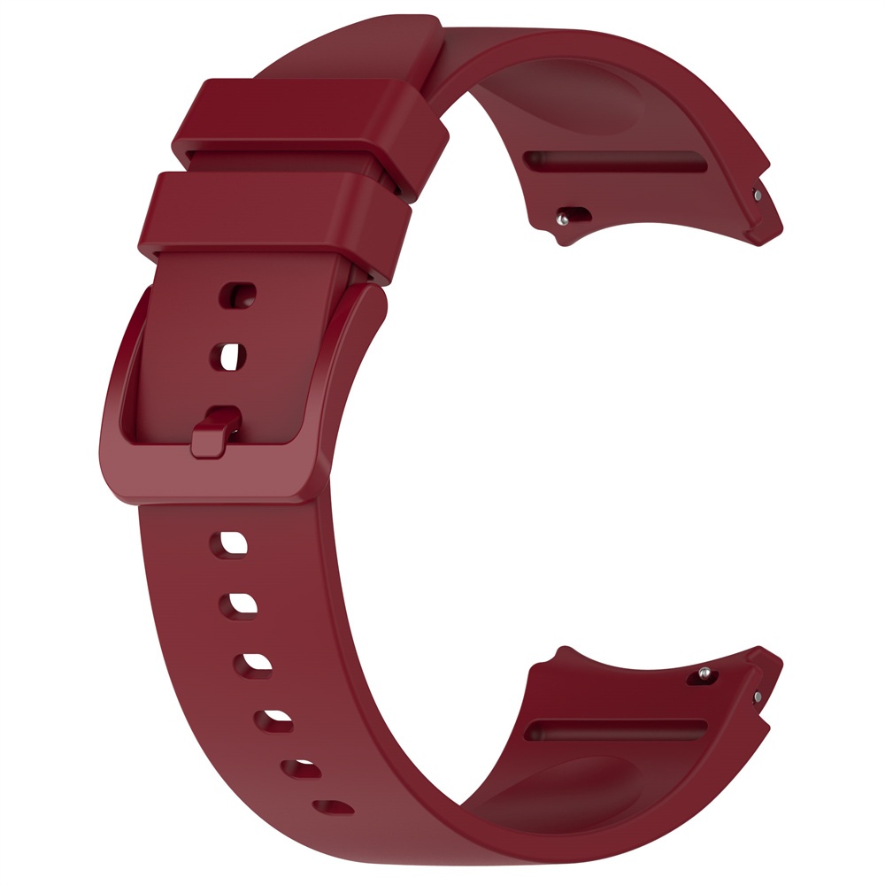 Silicone Dây Đeo Silicon Cho Đồng Hồ Thông Minh Samsung Galaxy Watch 6 5 Pro 4 45mm 44mm 40mm Classic 47mm 43mm 46mm 42mm