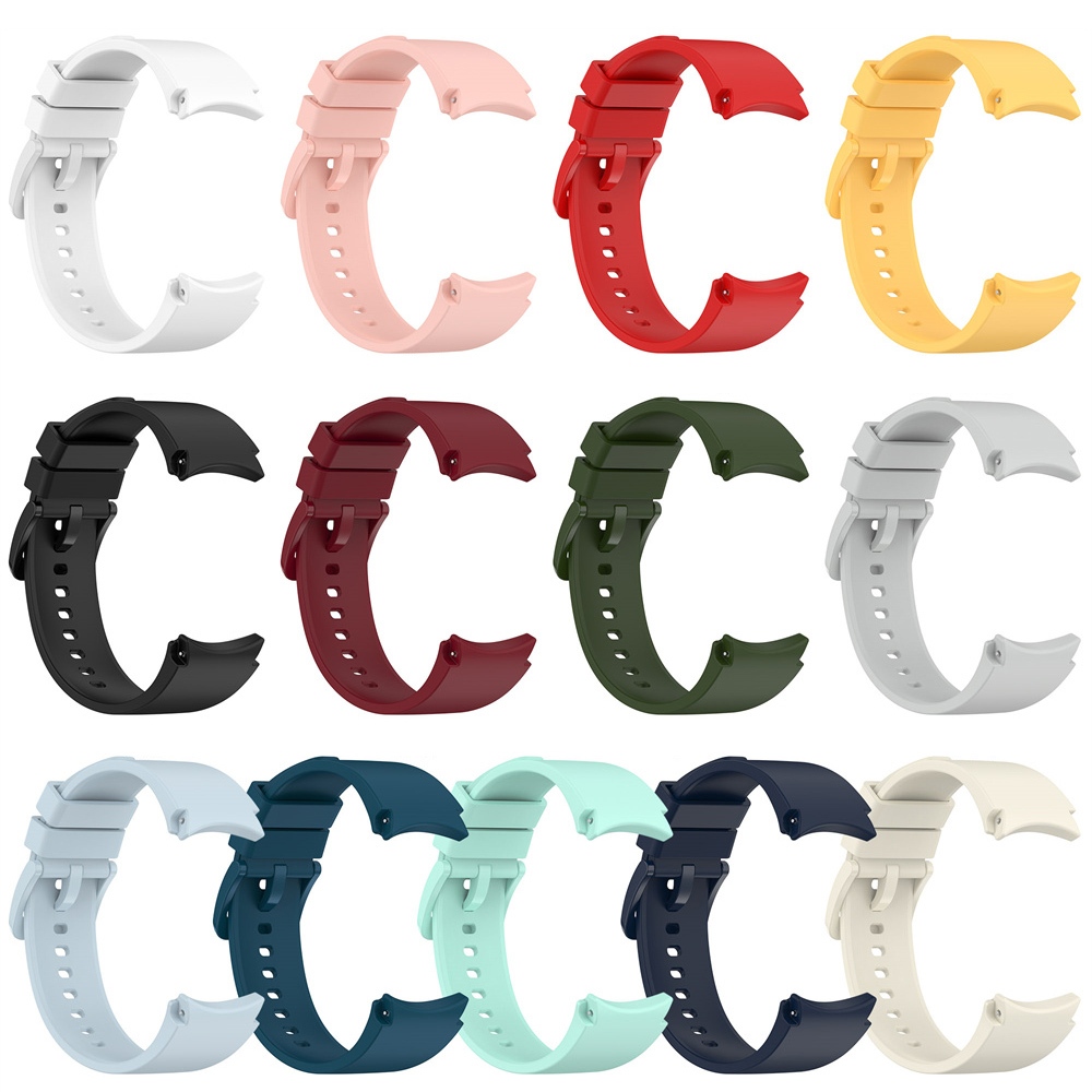 Silicone Dây Đeo Silicon Cho Đồng Hồ Thông Minh Samsung Galaxy Watch 6 5 Pro 4 45mm 44mm 40mm Classic 47mm 43mm 46mm 42mm