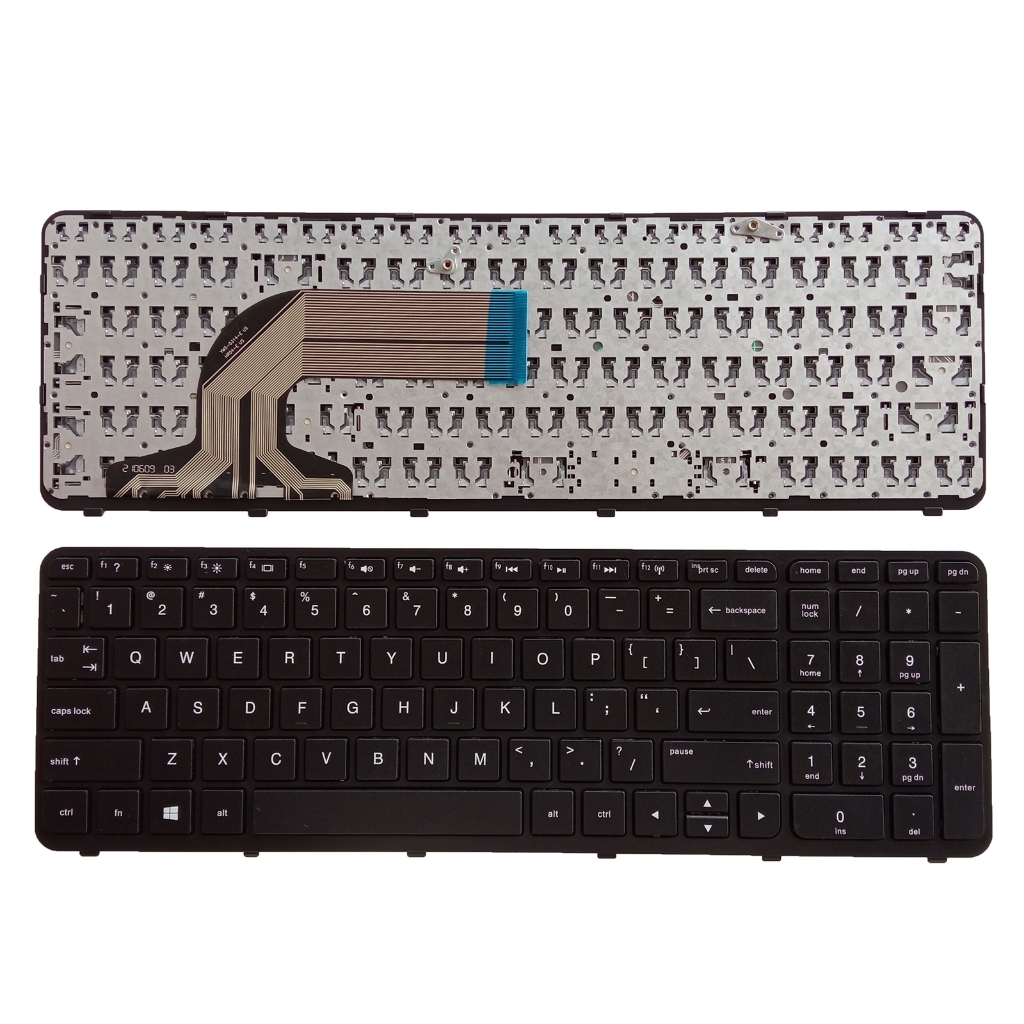 Mới Ốp Điện Thoại Thời Trang Cho hp 350 g1 350 g2 355 g2 752928-001 758027Bàn Phím Máy Tính - 001 Khung Đen