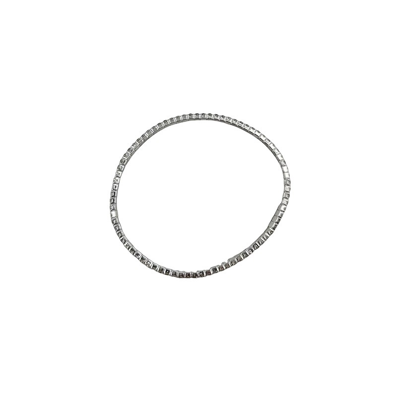 Vòng Tay Zircon Màu Sắc Vàng / Bạc Phong Cách Hàn Quốc Cho Nữ