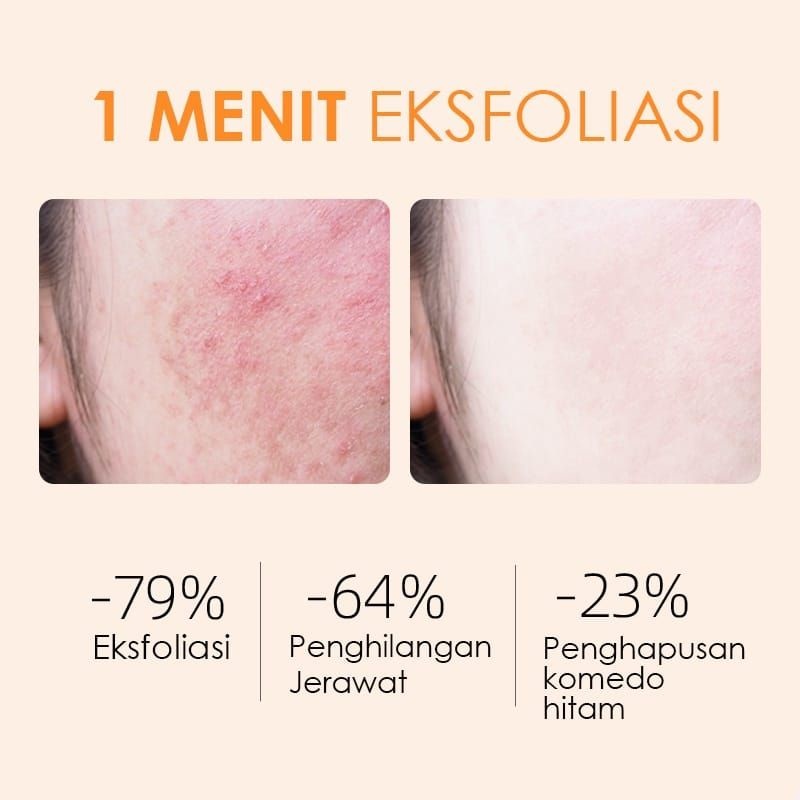 Tẩy tế bào da chết mặt orange gmeelan 50g dịu nhẹ dưỡng trắng da làm sạch sâu lỗ chân lông