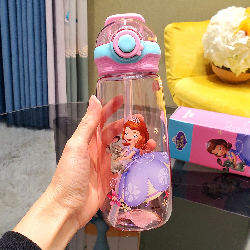 Disney Bình Nước Di Động Họa Tiết Frozen Phong Cách Mùa Hè Kiểu Mới 765