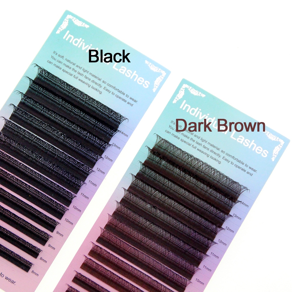 Lông Mi Giả Hình Chữ Y 0.07mm Màu Sắc Nâu