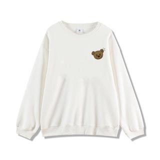  SELVZE Áo Sweater cotton Tay Dài Dáng Rộng In Họa Tiết Hoạt Hình Nhiều Màu Phong Cách vintage Dành Cho Nữ 