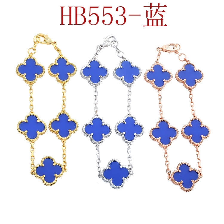 Vòng Đeo Tay Cỏ Bốn Lá Thời Trang Thanh Lịch Dành Cho Nữ