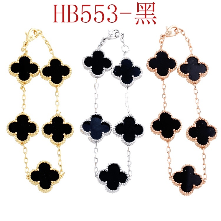 Vòng Đeo Tay Cỏ Bốn Lá Thời Trang Thanh Lịch Dành Cho Nữ