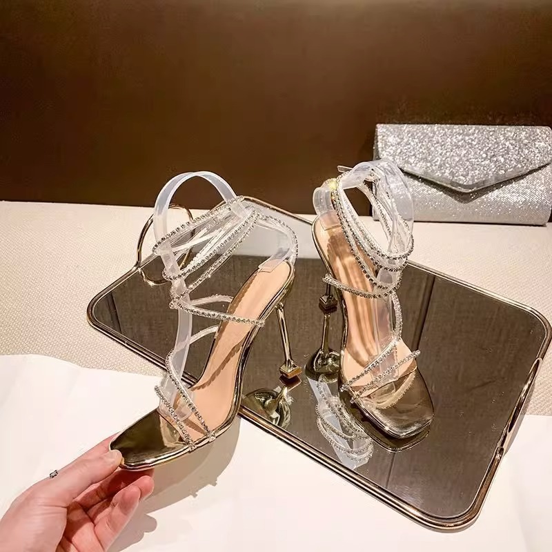 Aès giày cao gót Sandal Cao Gót Hở Ngón Thiết Kế Mới Thời Trang Dành Cho Năm NEW2023 FGL23A0X7I 45Z231108