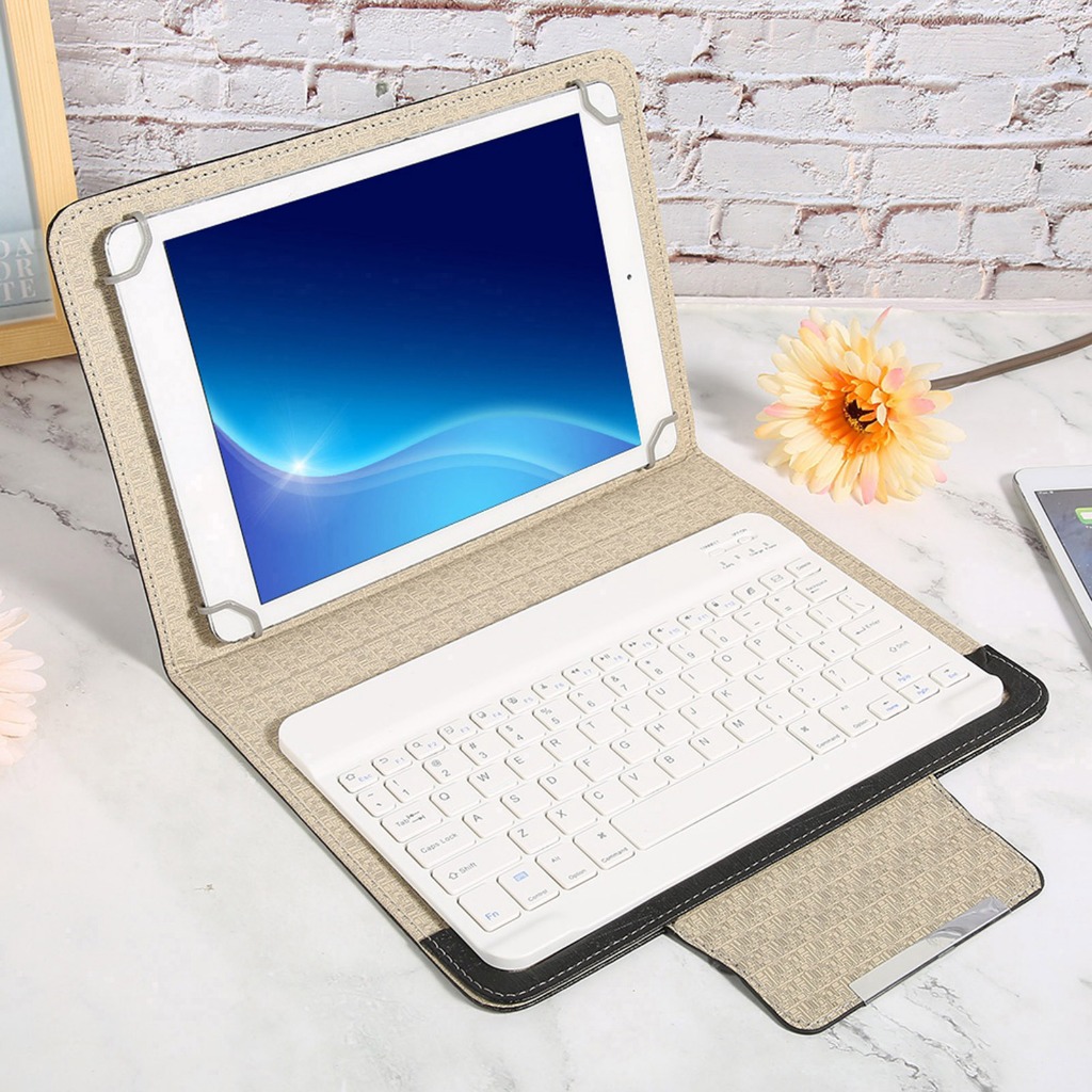 ReadyGo Có hàng sẵn Vỏ bảo vệ máy tính bảng 10'' PU đa năng Bàn phím Bluetooth cho Android IOsWIN