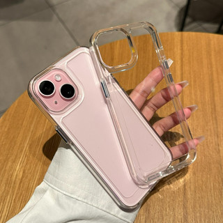 Sang Trọng Ốp Điện Thoại Cứng Trong Suốt Chống Sốc Bảo Vệ Ống Kính Máy Ảnh Cho iphone 15 14 pro max 13 12 pro max 11 x xr xs 7 8 plus