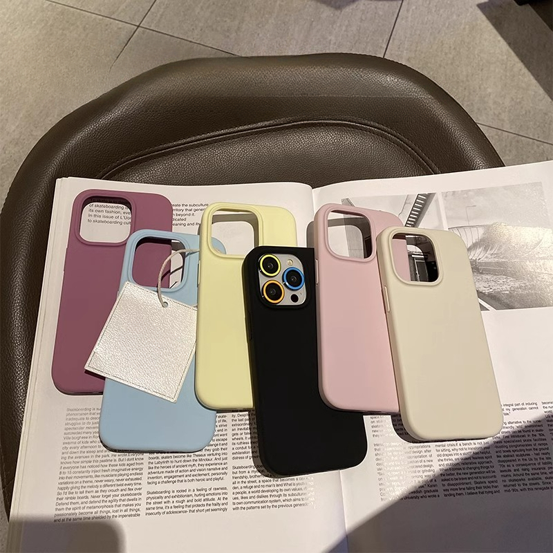 Ôp Điện Thoại Silicon Dẻo Thời Trang Sang Trọng Cho iphone 14 15 pro max iphone 14 15 plus 15 pro max Ốp