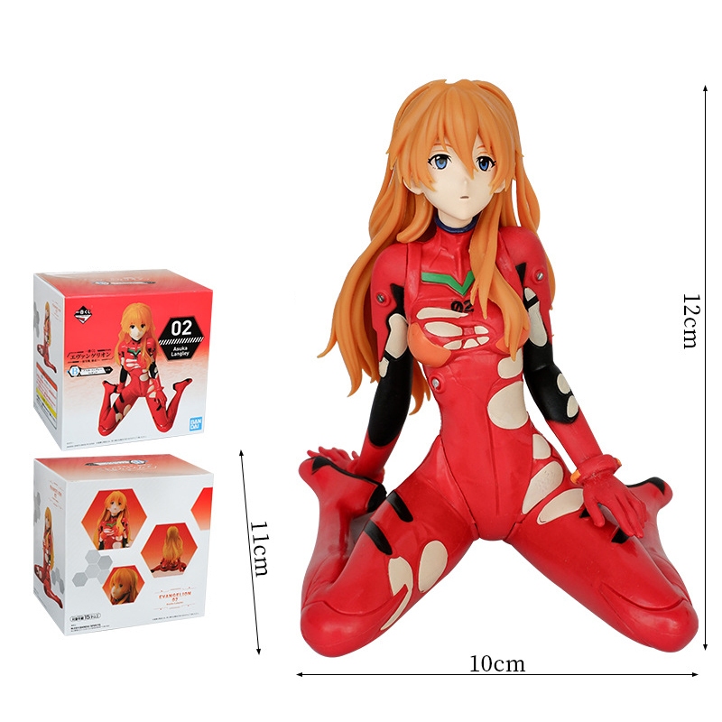 Mô Hình Đồ Chơi Nhân Vật Hoạt Hình asuka langley soryu 12cm Bằng pvc