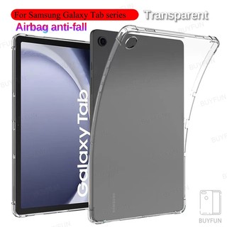 Ốp điện thoại chống sốc bằng da TPU trong suốt Vỏ mềm trong suốt cho Samsung Galaxy Tab S6 Lite 10.4 "2024 P620 P625 A9 S9 S8 Ultra S7 Fe Plus A S 9 8 7 6 8.0" 10.1 "