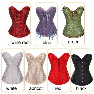 TUPABA  Áo Corset Thắt Dây Phong Cách Gothic