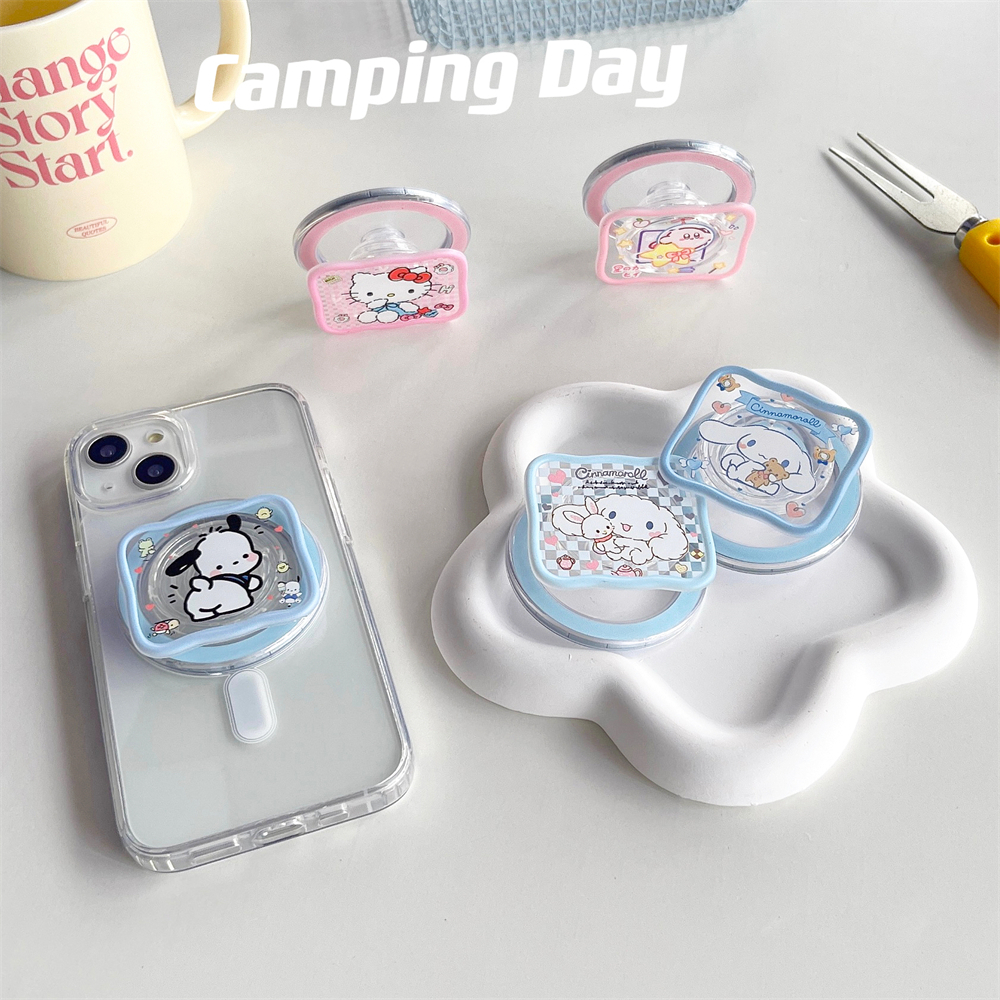 Giá Đỡ Điện Thoại Hình Mèo / Cún / melody Tai To Có Thể Tháo Rời Cho iphone 15 12 13 14