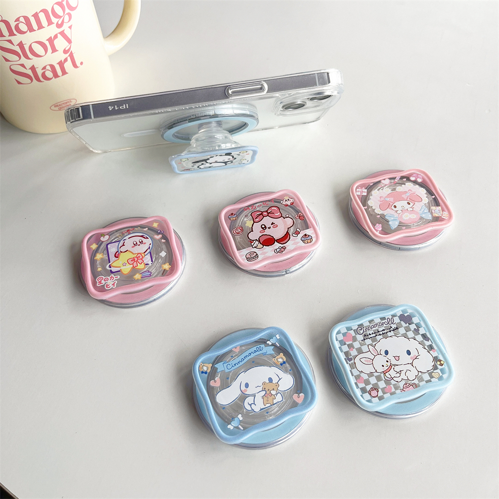 Giá Đỡ Điện Thoại Hình Mèo / Cún / melody Tai To Có Thể Tháo Rời Cho iphone 15 12 13 14