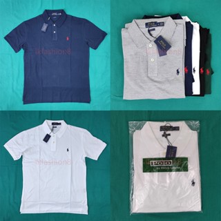 Áo Sơ Mi POLO Cổ Điển Có Cổ Ngựa Nhỏ Người Lớn Kích Thước 100% Mới Thực Tế Hình Ảnh Thêu 5 Màu Vintage Bộ Sưu Tập Quà Tặng Có Gói Túi