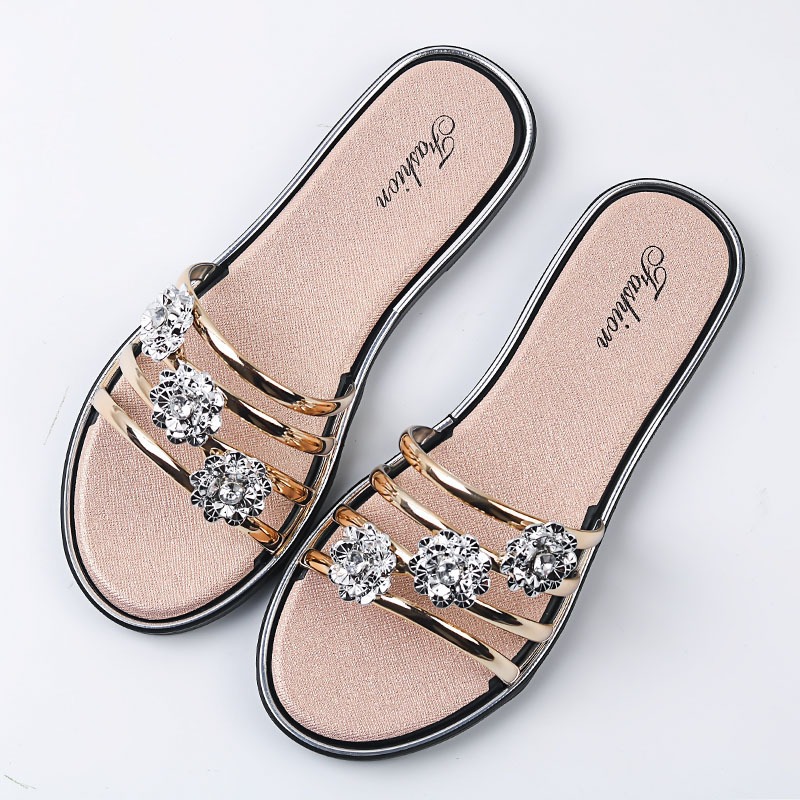 Dép Sandal Đế Bằng Thời Trang Mùa Hè Mới 2023 Cho Nữ