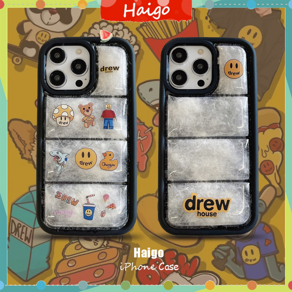 Ốp Điện Thoại Nhựa Cứng Jacket DREW Cho iphone 15 14 13 12 mini 11 pro max 6 / 6s 7 / 8plus se2 x / xs xr xsmax #HG6390