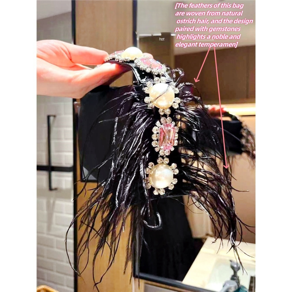 Thời trang nữ lụa tote túi đá quý xử lý bên túi xách đám cưới