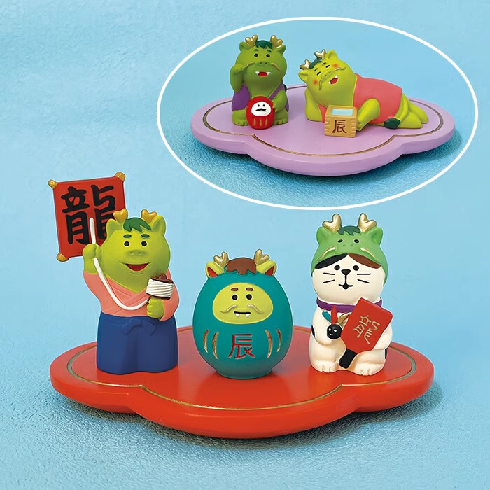 Phụ Kiện Chuyên Dụng Dành Cho Xe Hơi❤D23-14 Đồ Chơi Bằng Nhựa resin Hình Chim Năm Mới Trung Hoa Kích Thước Nhỏ Dễ Thương Làm Quà Tặng Trang Trí Nhà Cửa