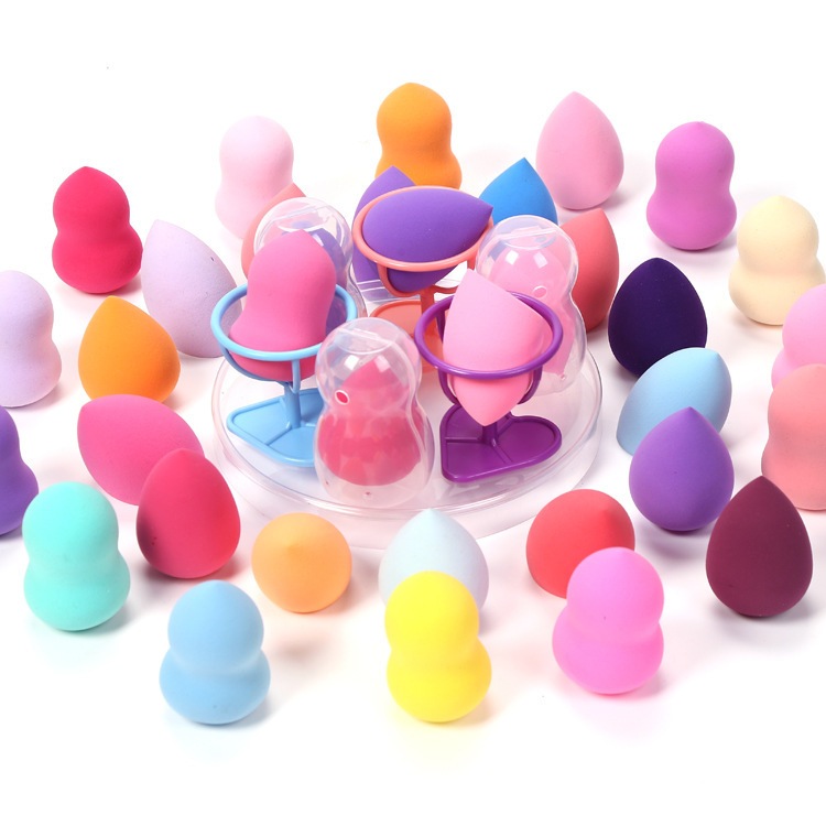 CODE mini không latex giọt nước bột phồng bầu cắt chéo bột phồng bộ làm đẹp trứng