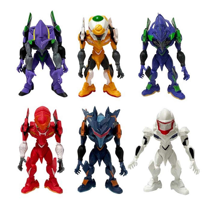 Set 6 Mô Hình Nhân Vật Hoạt Hình 9cm neon genesis Evaangelion Evaa evangelion-02