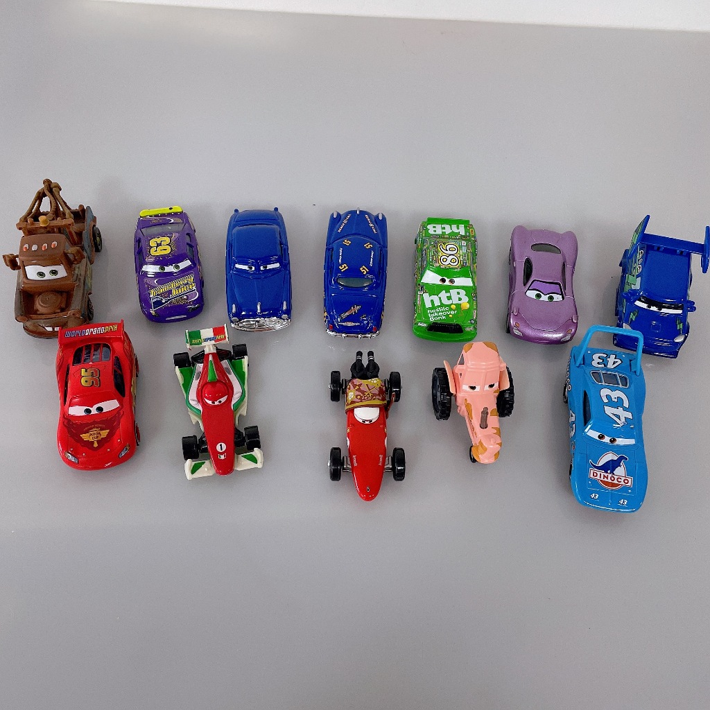 DISNEY Mô Hình Xe Cảnh Sát pixar lightning mcqueen 7cm Bằng Hợp Kim Cho Bé Trai