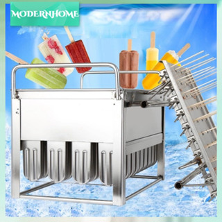 ModernHome Máy làm kem Khuôn thực phẩm Hộp đựng que bằng thép không gỉ 304 có nắp đậy cho thương mại gia đình