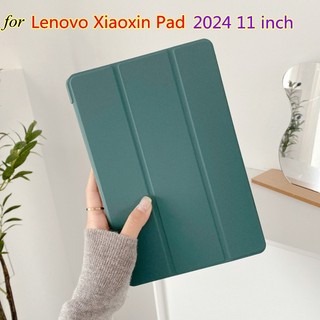 Case for lenovo xiaoxin pad 2024 11 inch tablet case for xiaoxin pad 11" tb-331fc casing magnetic stand cover tablet slim case soft back cover