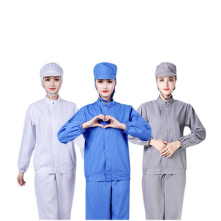 Nhà máy thực phẩm Bộ bảo hộ lao động Nam Xưởng phục vụ Nhà máy dược phẩm Sinh học Bảo hộ lao động Tay ngắn