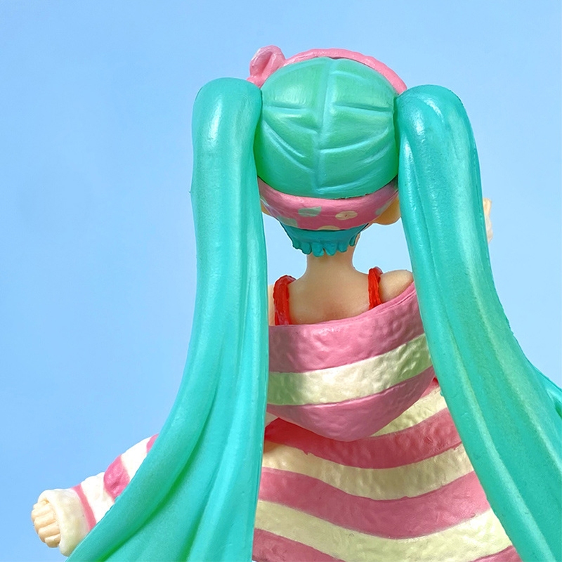 Mô Hình Nhân Vật hatsune miku Mặc Đồ Ngủ Bằng pvc 20cm
