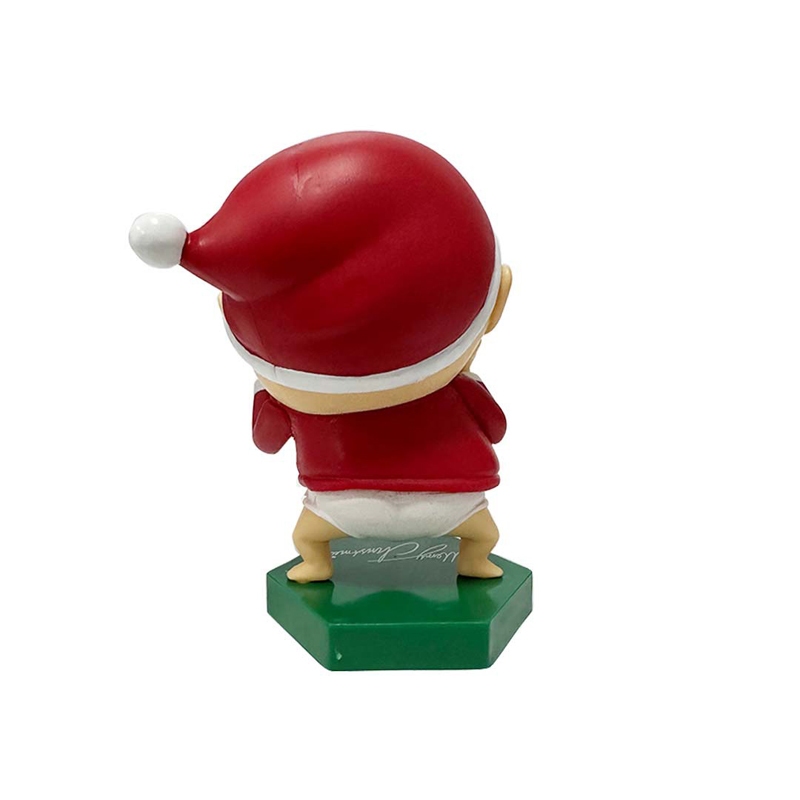 Mô Hình shin-chan / Ông Già Noel / Cậu Bé Bút Chì 11cm Trang Trí Giáng Sinh