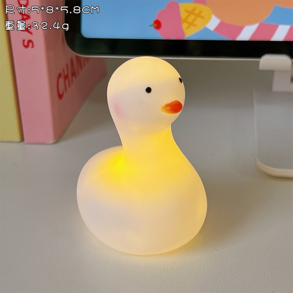 Dễ Thương Đèn led Silicon Hình Gà Vịt Vàng Đáng Yêu Trang Trí Phòng Ngủ Cho Bé