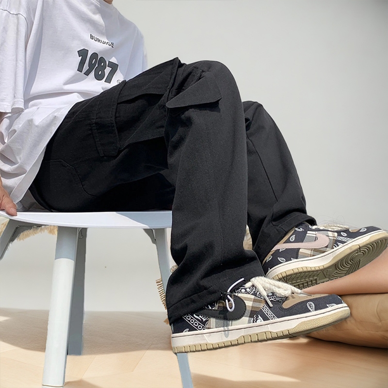 Quần kaki túi hộp baggy HIPHOP quần dài thời trang bigsize quần túi hộp nam phong cách hàn quốc quần hiphop