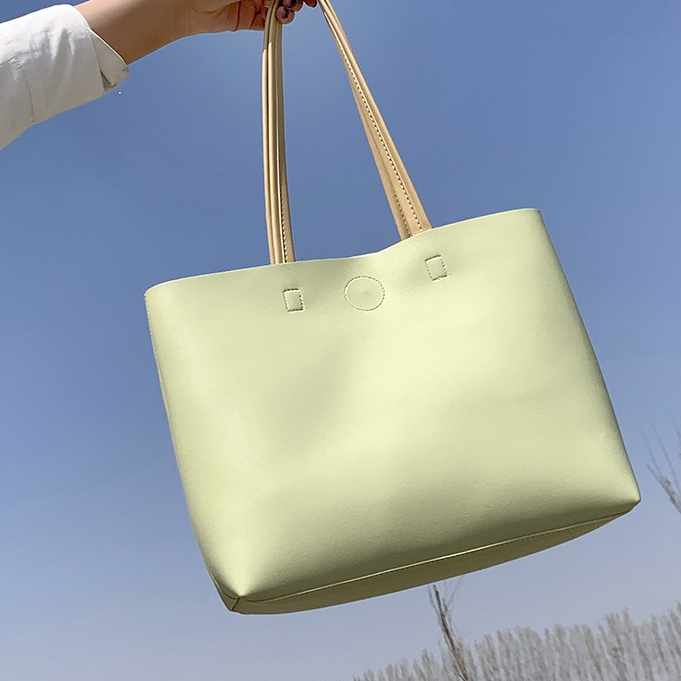 Túi Xách tote Cỡ Lớn Màu Trơn Thời Trang Cho Nữ