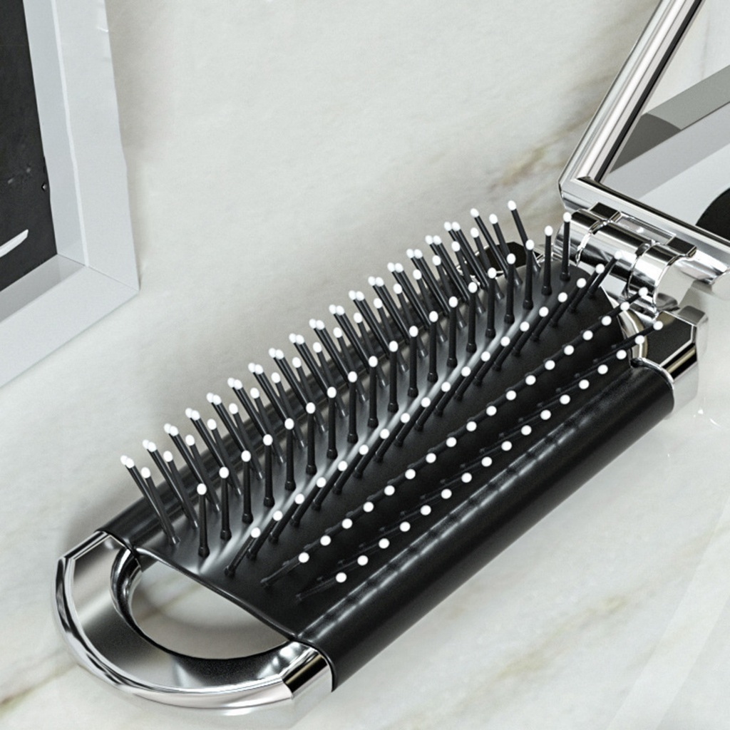 Bộ Lược Chải Tóc Và Gương Mát Xa Da Đầu mini Chuyên Nghiệp Làm Quà Tặng Sinh Nhật / Năm Mới