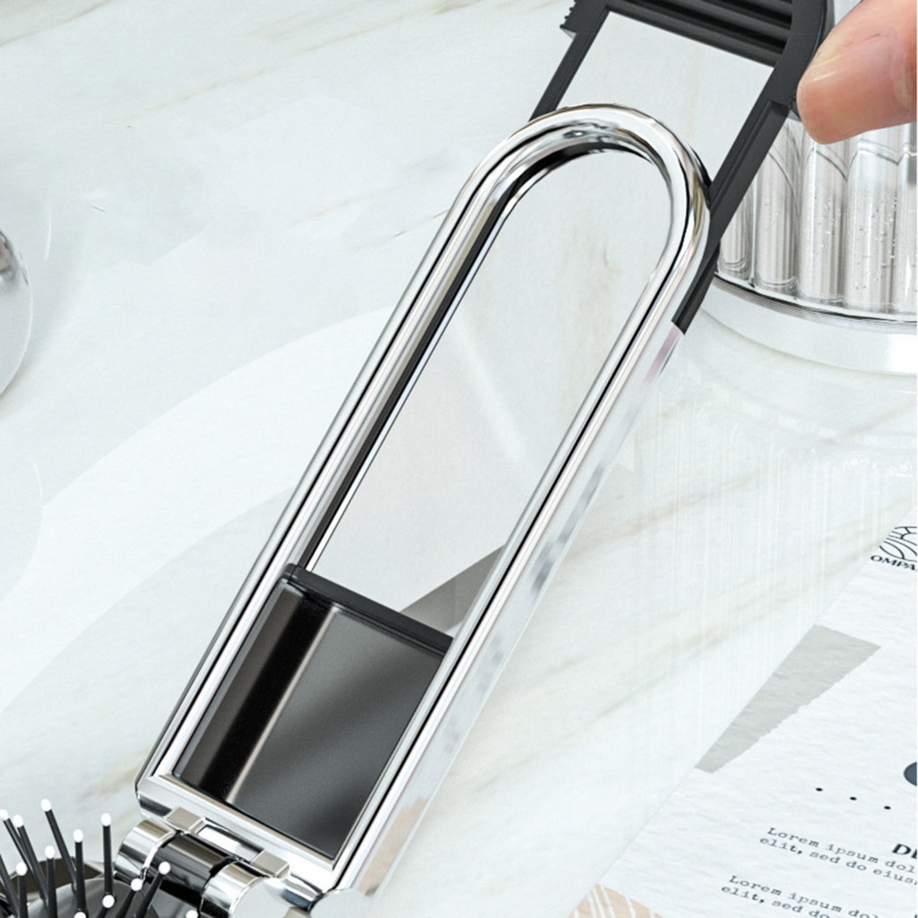 Bộ Lược Chải Tóc Và Gương Mát Xa Da Đầu mini Chuyên Nghiệp Làm Quà Tặng Sinh Nhật / Năm Mới