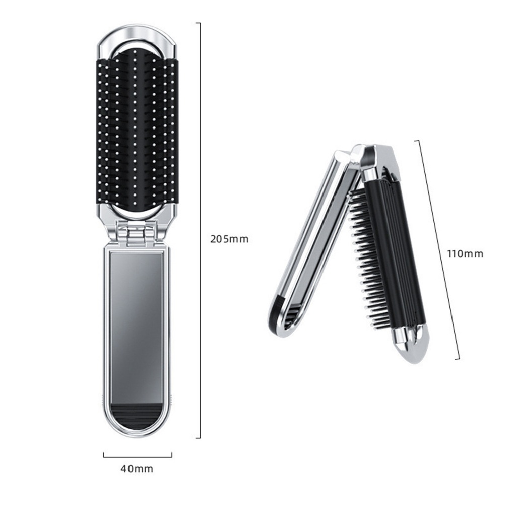 Bộ Lược Chải Tóc Và Gương Mát Xa Da Đầu mini Chuyên Nghiệp Làm Quà Tặng Sinh Nhật / Năm Mới