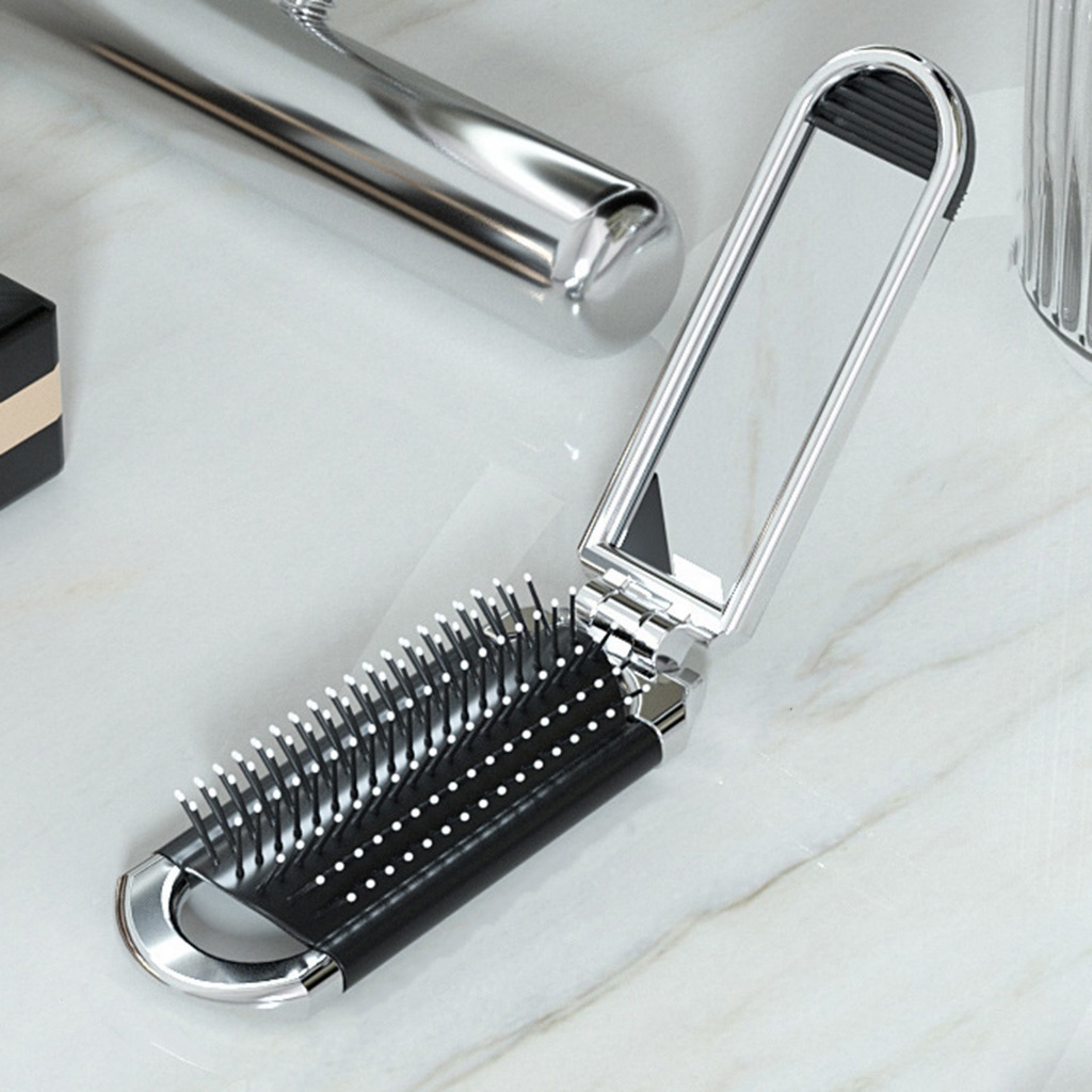 Bộ Lược Chải Tóc Và Gương Mát Xa Da Đầu mini Chuyên Nghiệp Làm Quà Tặng Sinh Nhật / Năm Mới