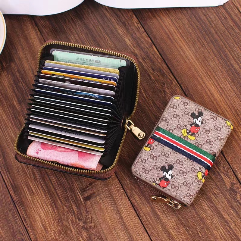 Ví Đựng Thẻ Siêu Mỏng Phong Cách Âu Mỹ Cho Nữ Giá Đỡ